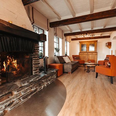 Le Grand Cerf 25 Pers, Malmedy- Chalet Rustique, Jardin Kültér fotó