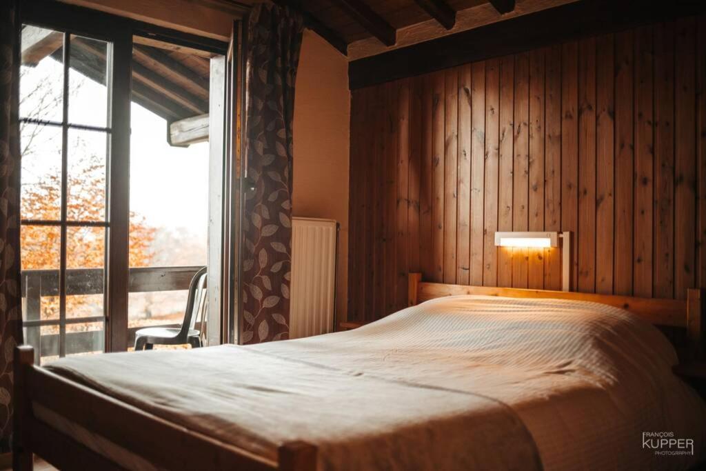 Le Grand Cerf 25 Pers, Malmedy- Chalet Rustique, Jardin Kültér fotó