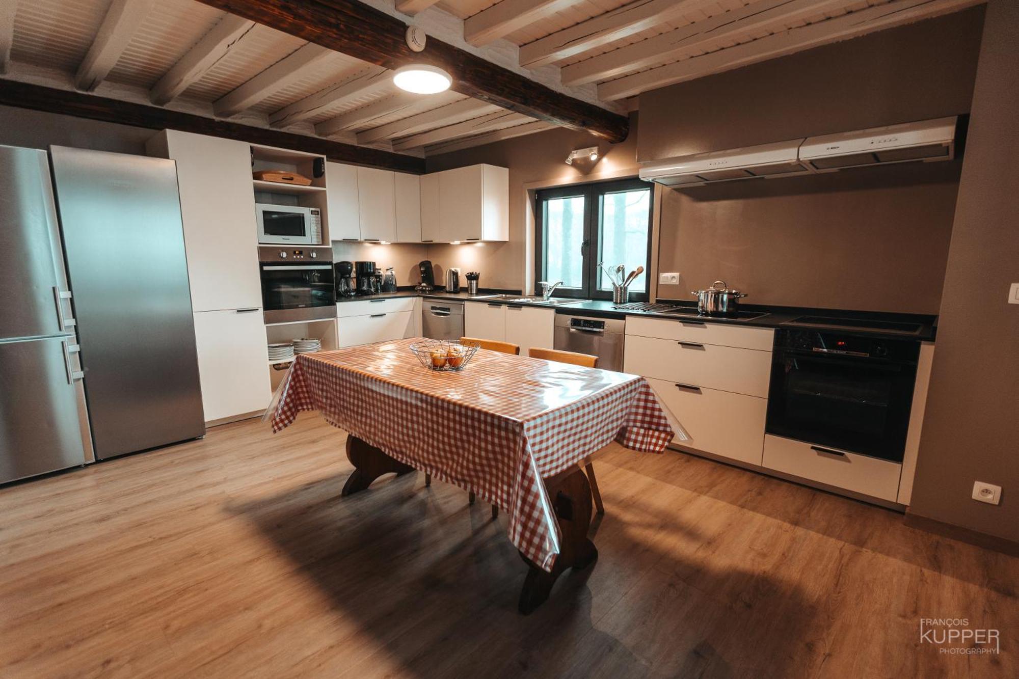 Le Grand Cerf 25 Pers, Malmedy- Chalet Rustique, Jardin Kültér fotó
