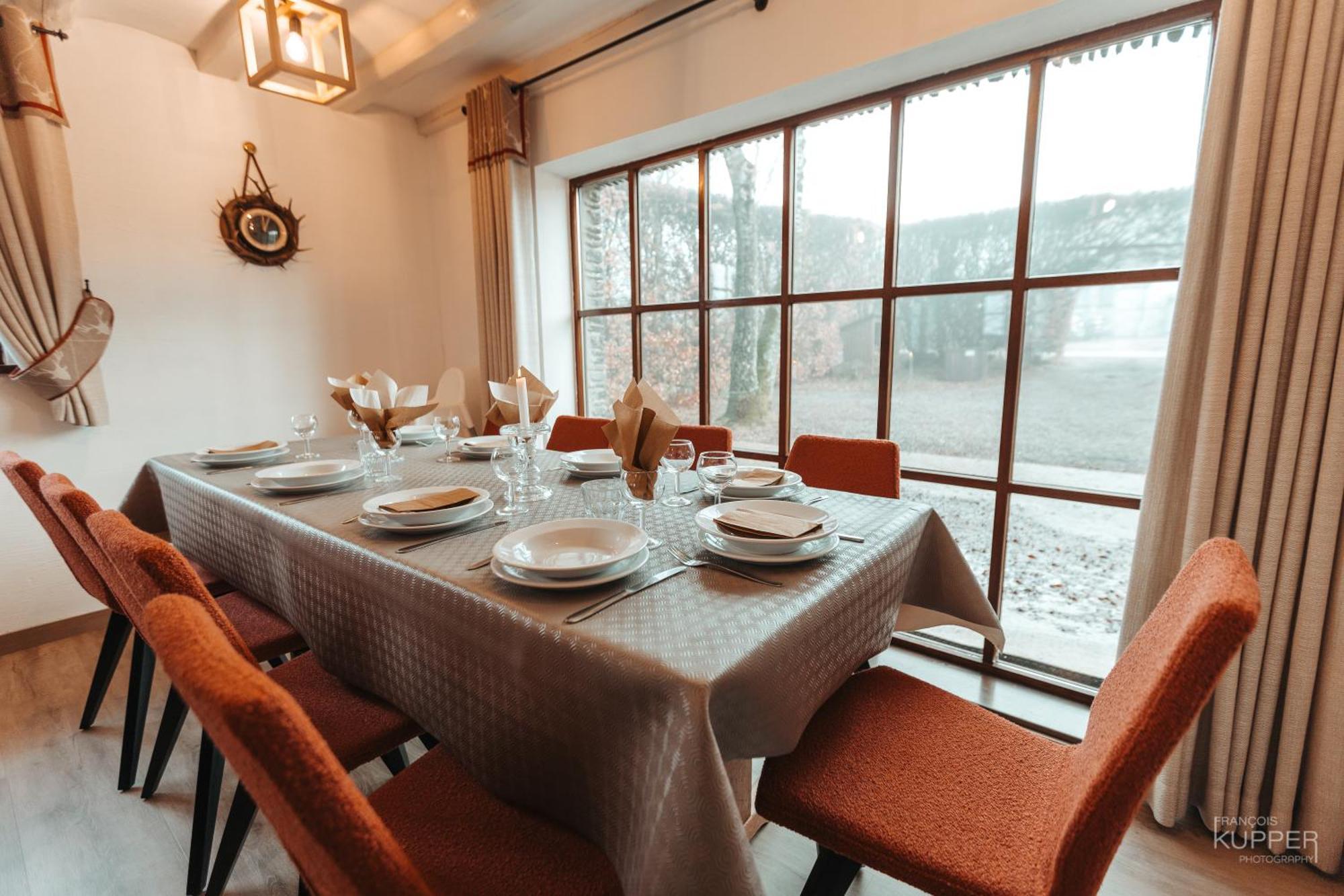 Le Grand Cerf 25 Pers, Malmedy- Chalet Rustique, Jardin Kültér fotó