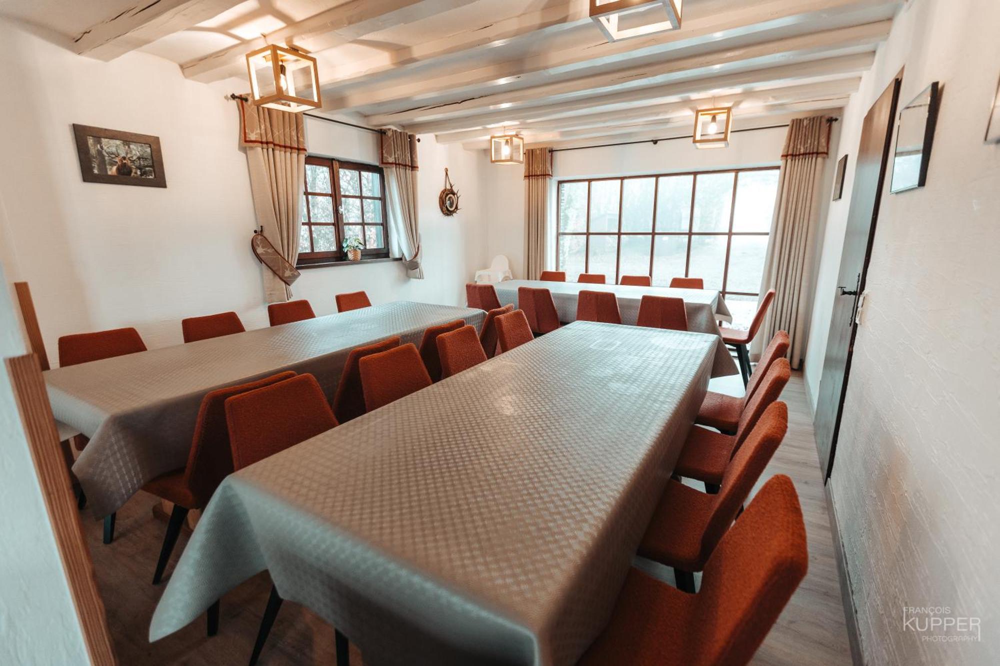 Le Grand Cerf 25 Pers, Malmedy- Chalet Rustique, Jardin Kültér fotó